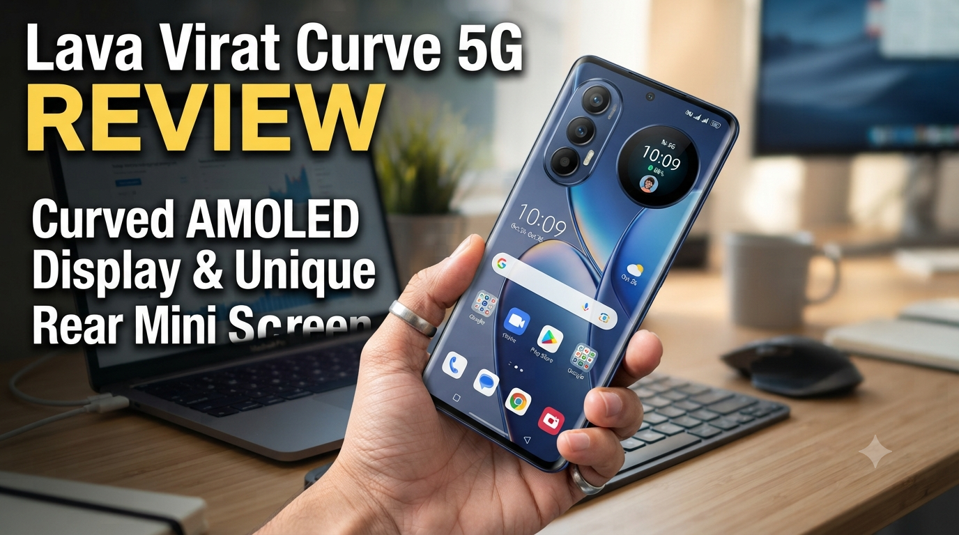 Lava Virat Curve 5G Review: Curved AMOLED Display and a Unique Rear Mini Screen