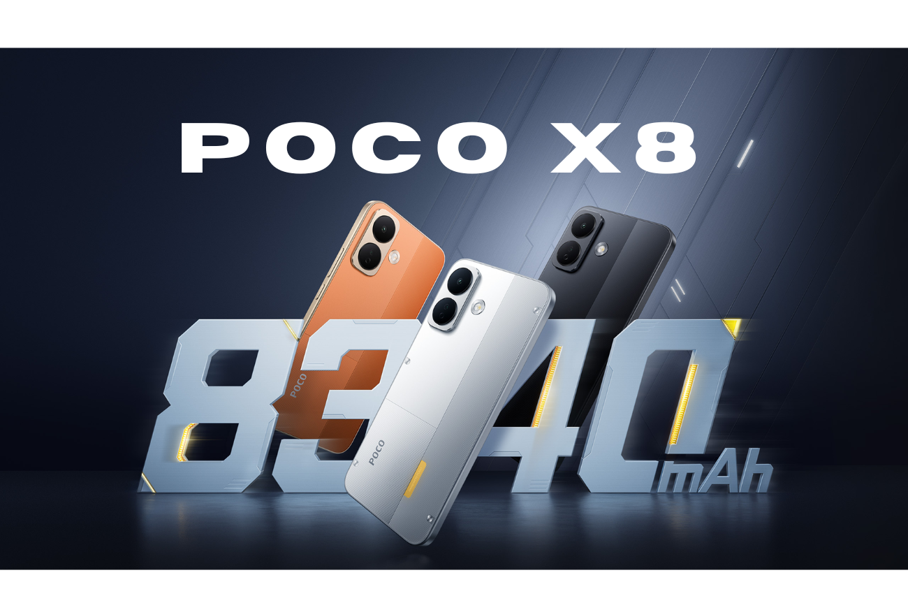 POCO X8: The Battery Monster With a 120Hz AMOLED Display and 50MP OIS Camera