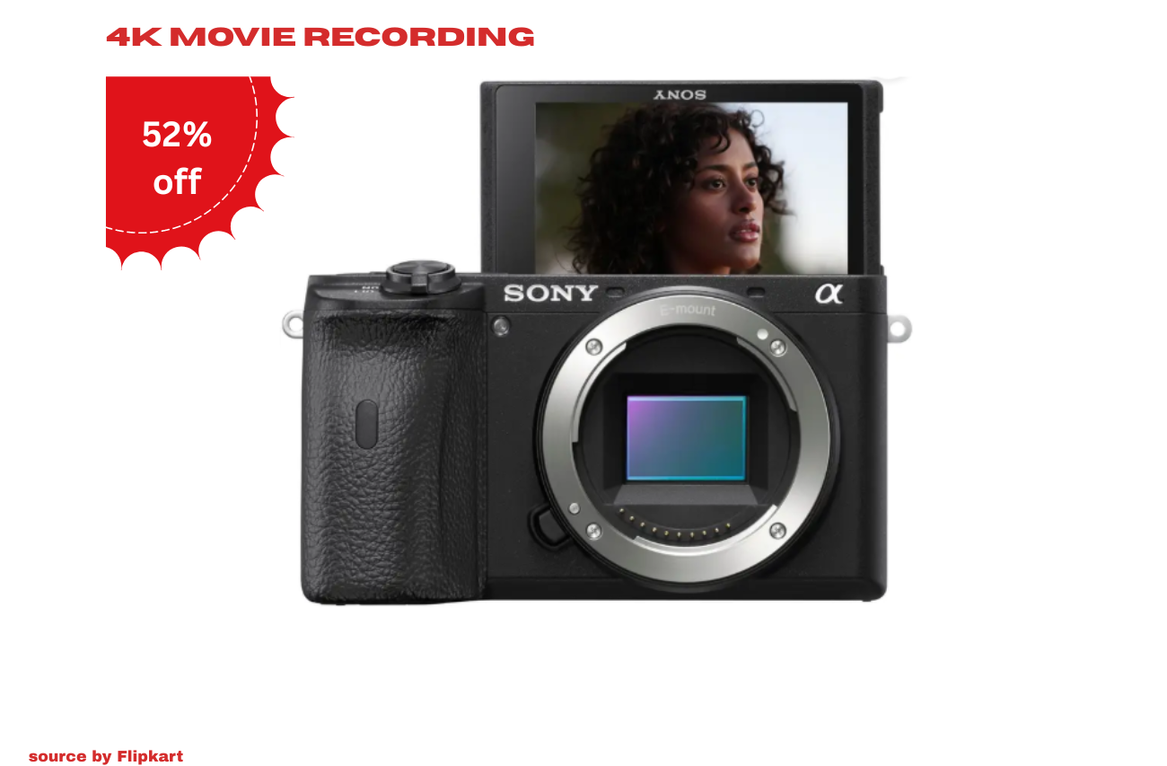 Insane Deal: Sony Alpha A6600 Body Only Drops to Rs58,990 – Save 52% Now!