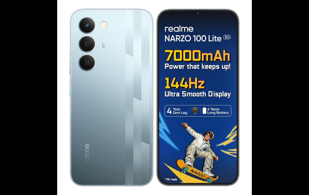 realme narzo 100 Lite 5G Offer – 4GB RAM, 64GB, 7000mAh Battery & 144Hz Display